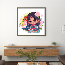 Load image into Gallery viewer, Hua Mulan (50*50CM) £¨9CT 4 Stamped Cross Stitch
