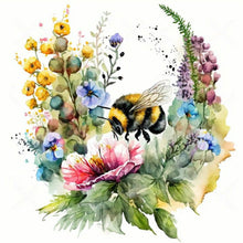 Load image into Gallery viewer, Bee 40*40CM(Canvas) Full Round Drill Diamond Painting

