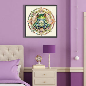 Floral Frog 40*40CM Full Round Drill Diamond Painting