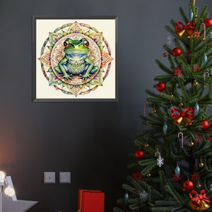 Floral Frog 40*40CM Full Round Drill Diamond Painting