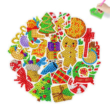 Load image into Gallery viewer, 2PCS Gem Art DIY Craft Kit Diamond Painting Sticker (Christmas Decoration)
