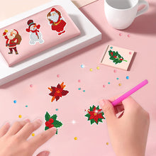 Load image into Gallery viewer, 2PCS Gem Art DIY Craft Kit Diamond Painting Sticker (Christmas Cartoon)
