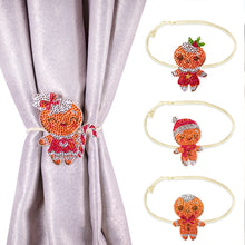Load image into Gallery viewer, 4PCS Diamond Painting Xmas Hanging Ornament Drapes Rope (Gingerbread Man #1)
