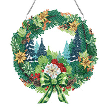 Load image into Gallery viewer, Special Shaped Diamond Painting Wall Decor Wreath (Christmas Bush)
