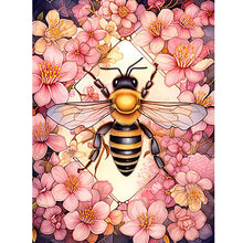 Load image into Gallery viewer, Flower Queen Bee 30*40CM Full Round Drill Diamond Painting
