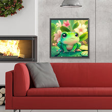 Load image into Gallery viewer, Little Frog After Rain 30*30CM Full Round Drill Diamond Painting
