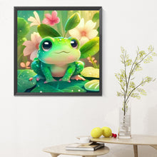 Load image into Gallery viewer, Little Frog After Rain 30*30CM Full Round Drill Diamond Painting
