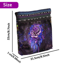 Load image into Gallery viewer, Special Shaped Diamond Painting Tote Bag for Adults Home Organizer (Mystic Rose)
