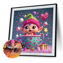 Load image into Gallery viewer, Full Of Diamonds Christmas Doll 35X35CM(Canvas) Full AB Round Drill Diamond Painting
