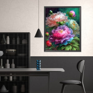 Flowers And Grass 40X50CM(Canvas) Full Square Drill Diamond Painting