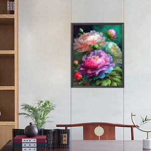 Flowers And Grass 40X50CM(Canvas) Full Square Drill Diamond Painting