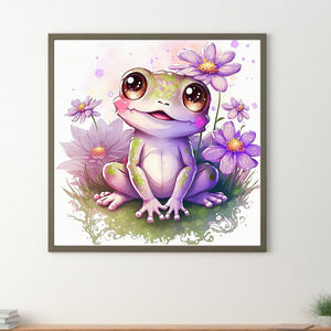 Happy Frog 30*30CM(Canvas) Full Round Drill Diamond Painting