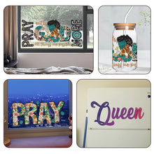 Load image into Gallery viewer, 4 Pcs Rhinestone Stickers Cartoon Diamond Painting Sticker for Cup (Queen)
