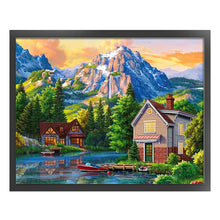 Load image into Gallery viewer, Landscape Villa - 60*50CM 16CT Stamped Cross Stitch
