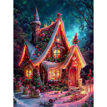 Load image into Gallery viewer, Flower House - 50*65CM 16CT Stamped Cross Stitch
