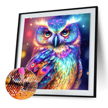 Load image into Gallery viewer, Colorful Owl 30*30CM(Canvas) Full Round Drill Diamond Painting
