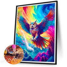 Load image into Gallery viewer, Soaring Colorful Owl 30*40CM(Canvas) Full Round Drill Diamond Painting
