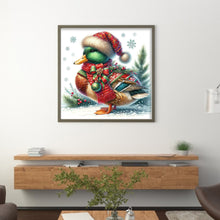 Load image into Gallery viewer, Winter Duck - 30*30CM 18CT Stamped Cross Stitch
