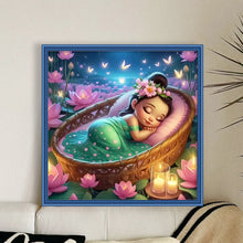 Load image into Gallery viewer, Disney-Princess Tiana - 30*30CM 18CT Stamped Cross Stitch
