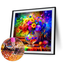 Load image into Gallery viewer, Colorful Oil Painting Flowers 40*40CM(Canvas) Full Round Drill Diamond Painting
