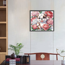 Load image into Gallery viewer, Bulldog 35*30CM(Canvas) Partial Special Shaped Drill Diamond Painting
