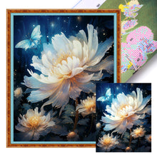 Load image into Gallery viewer, Glowing Chrysanthemum 40*50CM11CT 3 Stamped Cross Stitch
