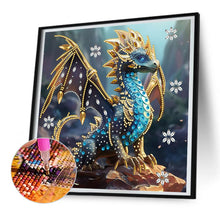 Load image into Gallery viewer, Dragon 30*30CM(Canvas) Partial Special Shaped Drill Diamond Painting
