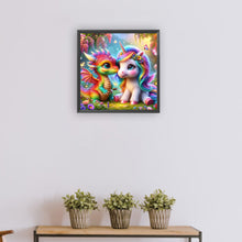 Load image into Gallery viewer, Rainbow Dragon And Rainbow Pony 30*30CM(Canvas) Full Round Drill Diamond Painting
