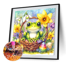 Load image into Gallery viewer, Spring Frog 30*30CM(Canvas) Full Round Drill Diamond Painting
