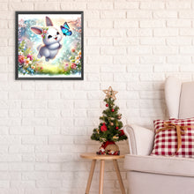 Load image into Gallery viewer, Rabbit And Butterfly 30*30CM(Canvas) Full Round Drill Diamond Painting
