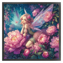 Load image into Gallery viewer, Rose Butterfly Fairy - 40*40CM 11CT Stamped Cross Stitch
