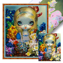 Load image into Gallery viewer, Big Eyed Doll - 40*50CM 11CT Stamped Cross Stitch
