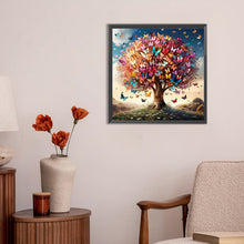Load image into Gallery viewer, Colorful Butterfly Sacred Tree 30*30CM(Canvas) Full Round Drill Diamond Painting
