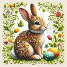 Load image into Gallery viewer, Embroidery Easter Egg Rabbit 30*30CM(Canvas) Full Round Drill Diamond Painting
