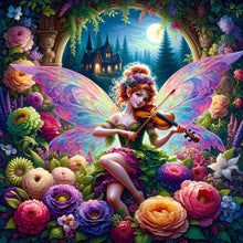 Load image into Gallery viewer, Garden Butterfly Fairy 30*30CM(Canvas) Full Round Drill Diamond Painting
