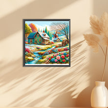 Load image into Gallery viewer, Pastoral House 30*30CM(Canvas) Full Round Drill Diamond Painting
