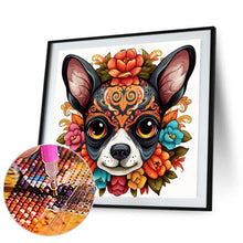 Load image into Gallery viewer, Painted Dog Head 30*30CM(Canvas) Full Round Drill Diamond Painting
