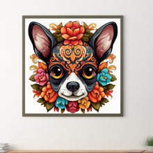 Load image into Gallery viewer, Painted Dog Head 30*30CM(Canvas) Full Round Drill Diamond Painting
