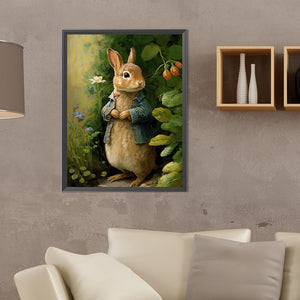 Easter Bunny 30*40CM(Canvas) Full Round Drill Diamond Painting