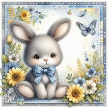 Load image into Gallery viewer, Gray Rabbit 30*30CM(Canvas) Full Round Drill Diamond Painting
