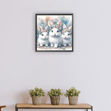 Load image into Gallery viewer, Three Rabbits 30*30CM(Canvas) Full Round Drill Diamond Painting
