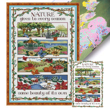 Load image into Gallery viewer, Rich Pastoral Seasons - 38*58CM 14CT Stamped Cross Stitch (Joy Sunday)
