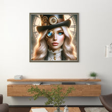 Load image into Gallery viewer, Steampunk Girl - 50*50CM 11CT Stamped Cross Stitch
