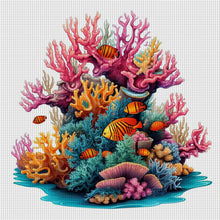 Load image into Gallery viewer, Undersea Coral - 60*60CM 14CT Stamped Cross Stitch
