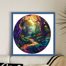Load image into Gallery viewer, Forest Path - 40*40CM 16CT Stamped Cross Stitch
