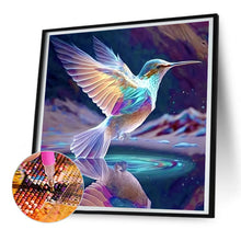 Load image into Gallery viewer, Glowing Hummingbird 30*30CM(Canvas) Full Round Drill Diamond Painting
