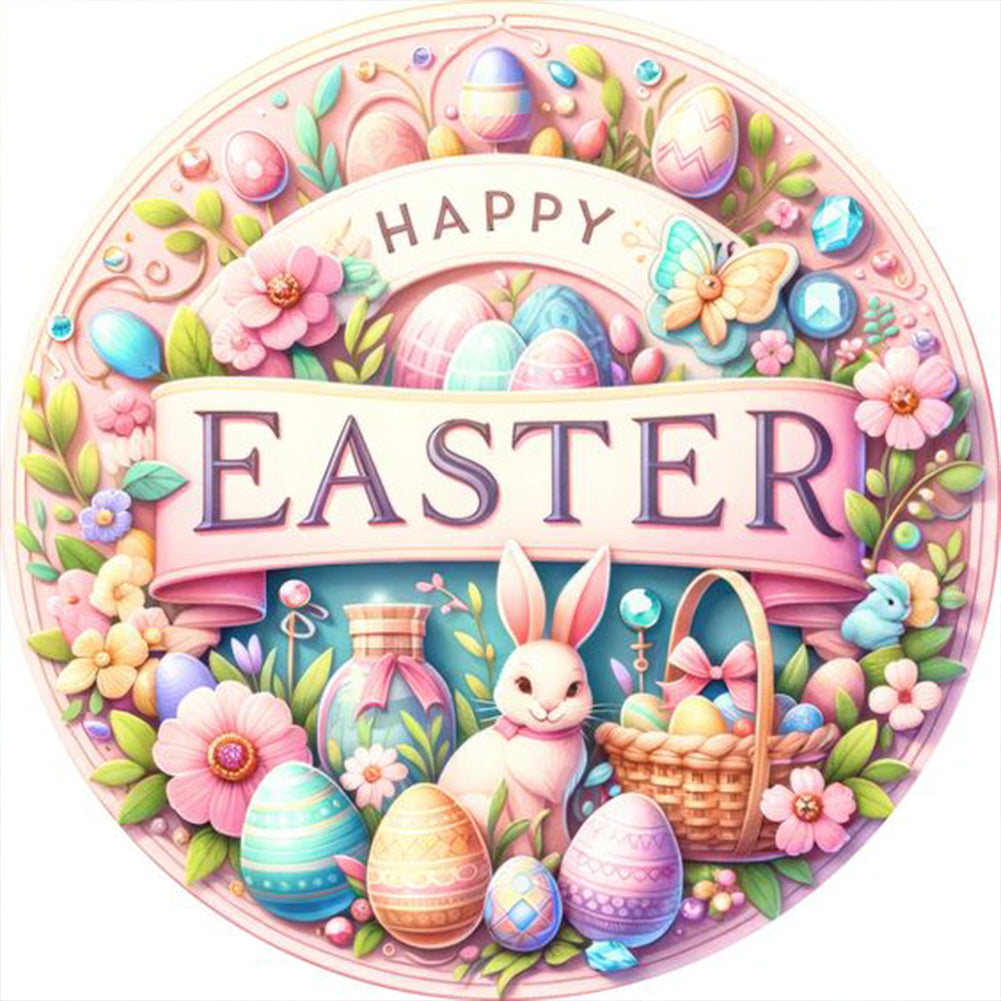 Easter Egg 30*30CM(Canvas) Full Round Drill Diamond Painting