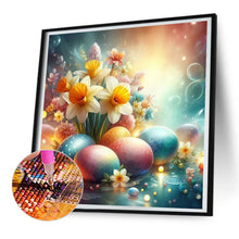 Load image into Gallery viewer, Easter Eggs With Daffodils 30*30CM(Canvas) Full Round Drill Diamond Painting
