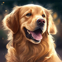 Load image into Gallery viewer, Golden Retriever Dog 30*30CM(Canvas) Full Round Drill Diamond Painting
