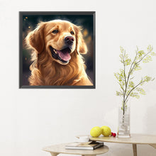 Load image into Gallery viewer, Golden Retriever Dog 30*30CM(Canvas) Full Round Drill Diamond Painting
